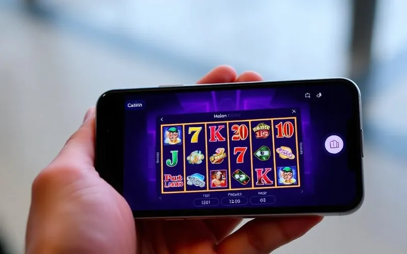 Application mobile Dragonia ouverte sur un smartphone