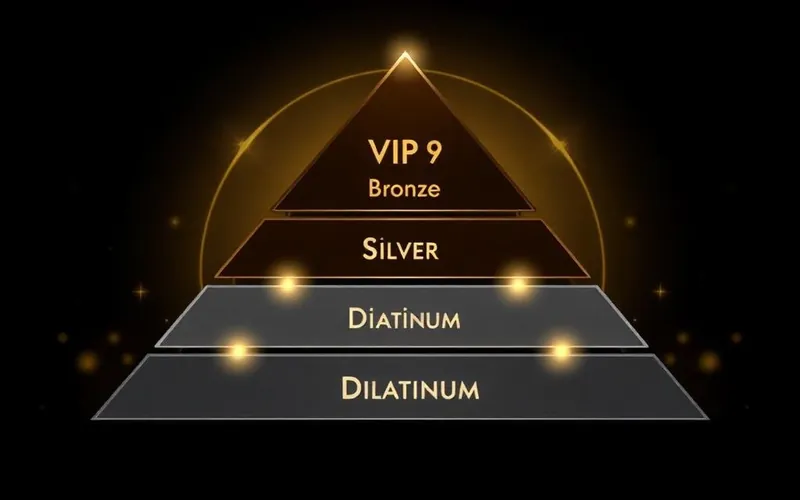 Niveaux du programme VIP Dragonia avec rakeback progressif